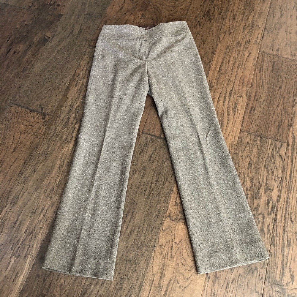 MAX STUDIO Herringbone Tweed Pants
